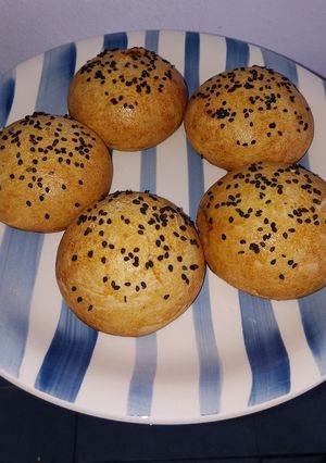 Una foto de Bollos rellenos de chorizo y queso