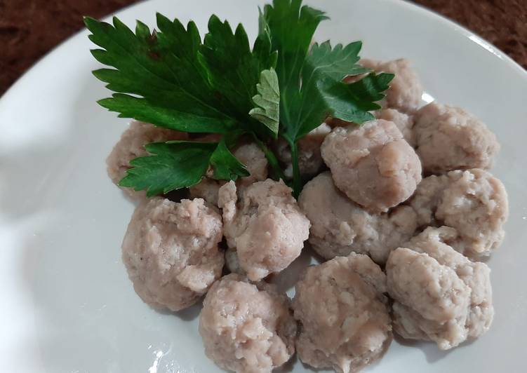 Bakso Sapi Keju MPASI 1 Tahun