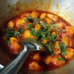 A picture of Ripe mango sabji.