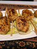 Chicken cheese lollipops