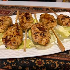 A picture of Chicken cheese lollipops.