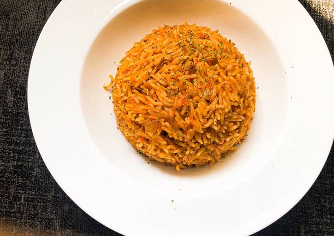 How to make Simple Jollof Rice recipe main photo