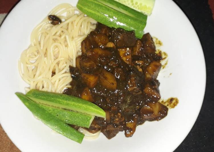 Jajangmyeon korea halal 😍😍