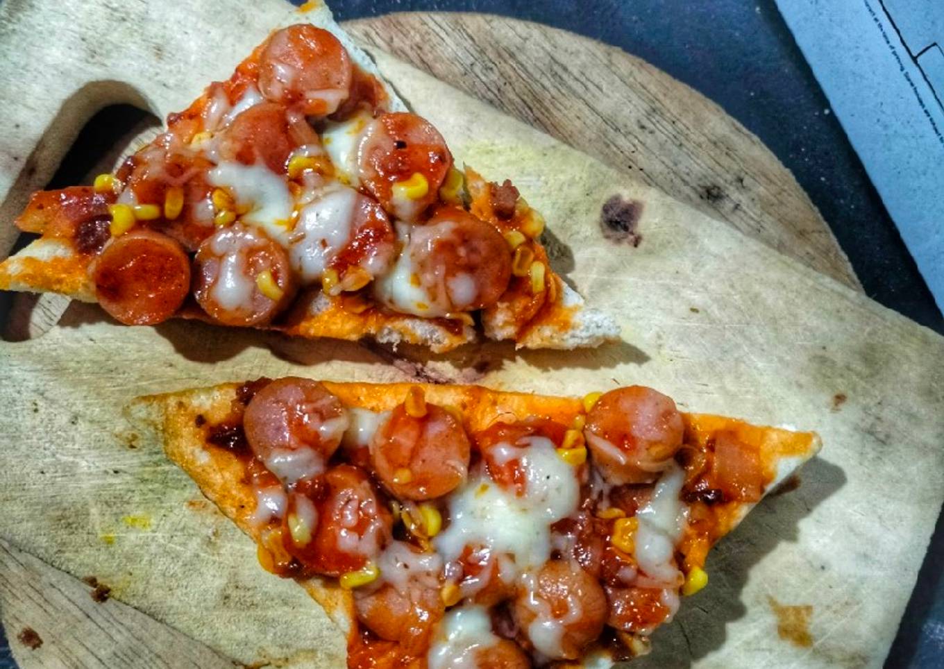 Pizza roti tawar