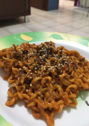 Foto resep Samyang Carbonara