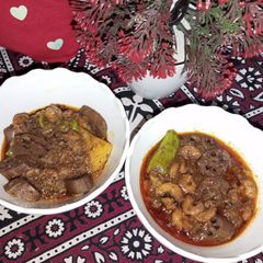 A picture of Jhinga salan.