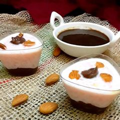 A picture of Kheer pannacotta.