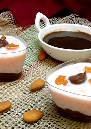 A picture of Kheer pannacotta.