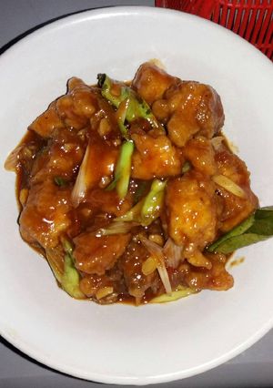 Foto resep Ayam goreng saus kecap mentega