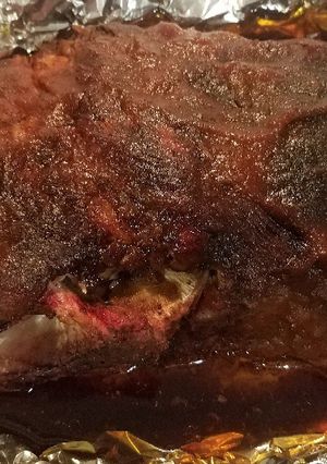 A picture of Smoked pork butt.
