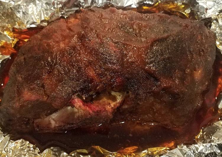 Recipe of Quick Smoked pork butt