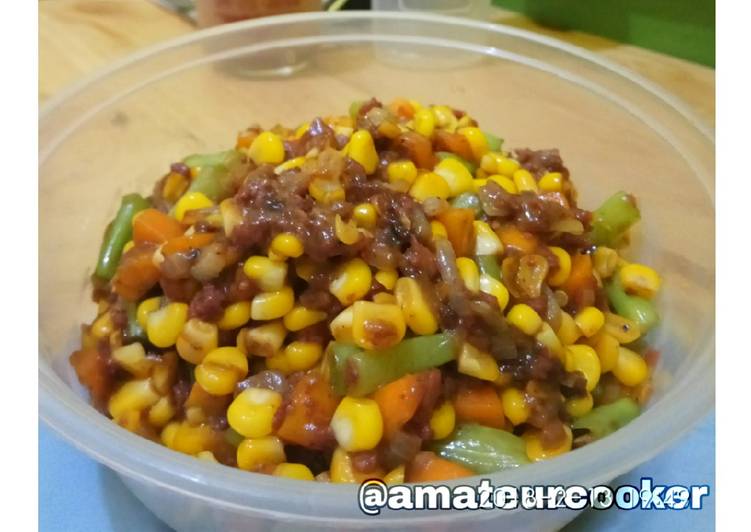 Resep Tumisan Saus Kornet Lezat