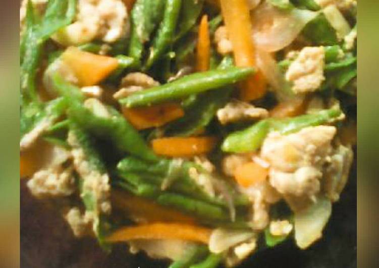 Resep Orak arik kacang panjang telur, Lezat Sekali