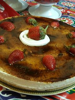 صورة لوصفة تشيز كيك بالكراميل🍰
