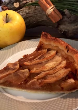 Une photo de Tarte pommes-speculoos