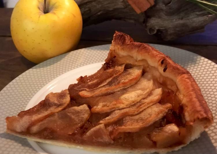 Créer des étapes Tarte pommes-speculoos parfait