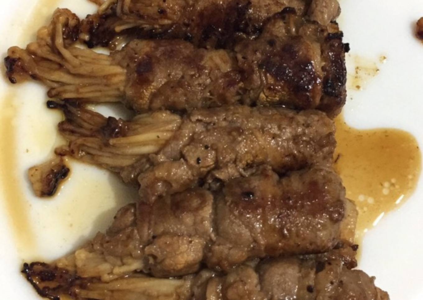 Beef Enoki Roll