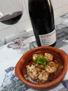 Una foto de Gambas al ajillo