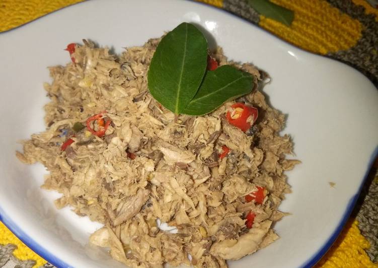 Resep Abon tuna (bisa buat isian roti) Sederhana Untuk Jualan