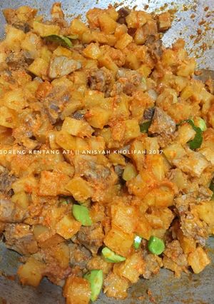 Foto resep Sambel Goreng Kentang Ati + Pete