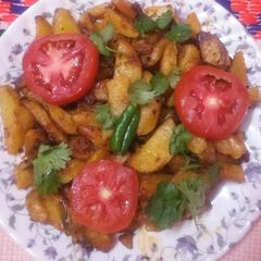 A picture of Aloo ki sabzi.
