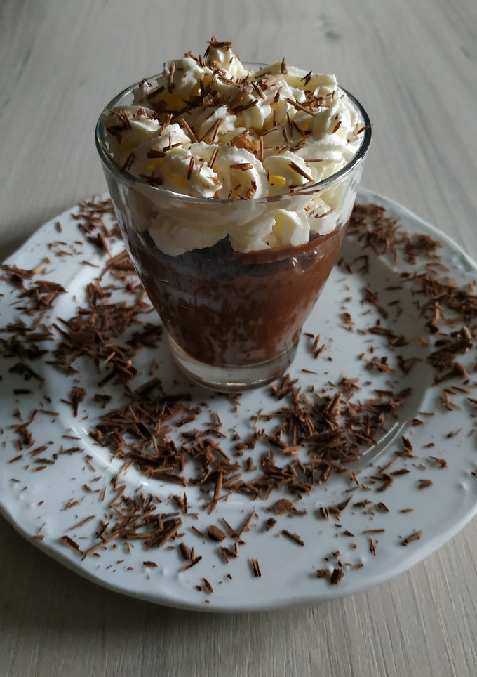 Una foto de Copa de chocolate y nata