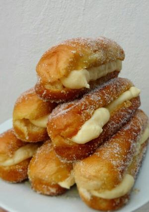 Una foto de Xuxos de crema en 5 min