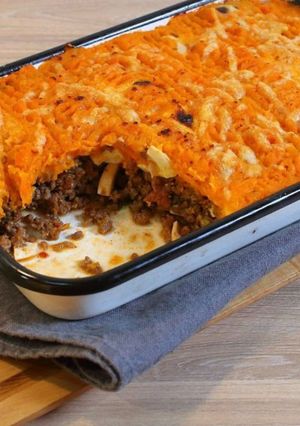 Una foto de Pastel de carne y calabaza
