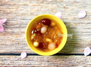 Hình của món Lệ Đào Hoa- Chè Dưỡng Nhan.