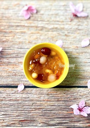 Hình của món Lệ Đào Hoa- Chè Dưỡng Nhan.