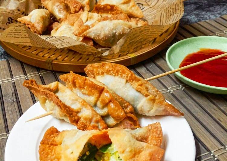 Resep Deep Fried Gyoza Anti Gagal