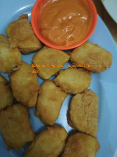 Foto resep Tahu goreng saos mayones pedas