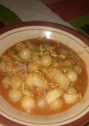 Foto resep Baso aci pedas kuah bihun dan pecay