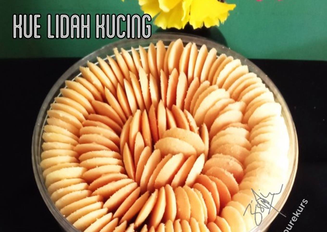 Kue Lidah kucing