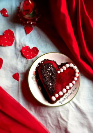 রেড ভেলভেট কেক (red velvet cake recipe in bengali) রেসিপির প্রধান ছবি