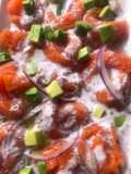 Tiradito de Salmón con eneldo