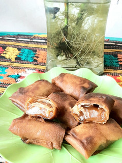 Foto resep Lumpia isi kue Keranjang
