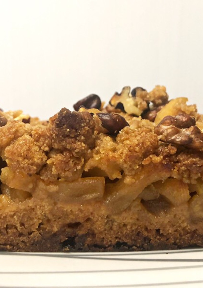 Una foto de Crumble de manzana 🍏