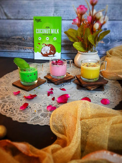 A picture of Vegan Thandai Shots.