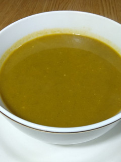 Una foto de Puré de calabaza y espinacas
