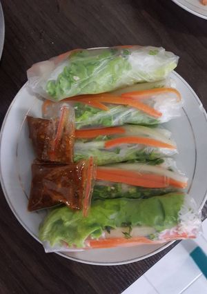 Foto resep Rice paper roll(lumpia vietnam)