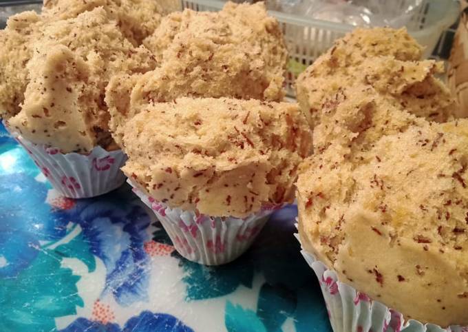 Resep: Bolu kukus pisang mekar Wajib Dicoba