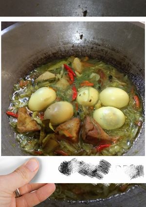 Foto resep Soto Telor+tahu tanpa ayam
