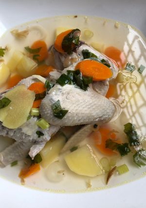 Foto resep Sop Ayam kaldu mentega