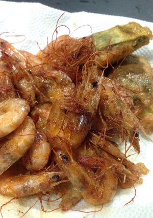 Foto resep Udang goreng kering asin kilat 15 menit