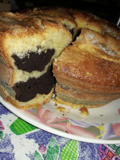 Una foto de Budín marmolado 🍫 ♡