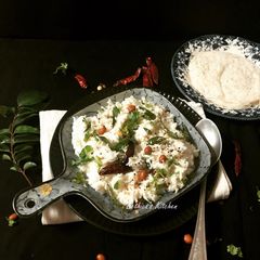 A picture of Curd Idiyappam.