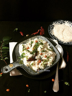 A picture of Curd Idiyappam.