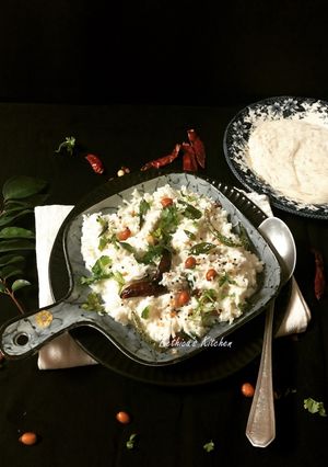 A picture of Curd Idiyappam.