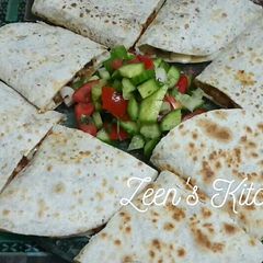 A picture of Chicken Quesadillas.